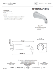Bec de Baignoire Deco - Perrin & Rowe