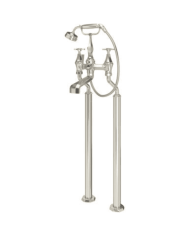 Mélangeur bain/douche croisillons sur colonnes Deco - Perrin & Rowe