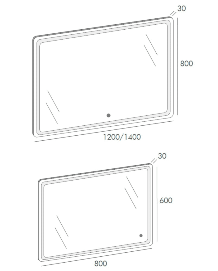 Miroir LED Fantasio - Odesign