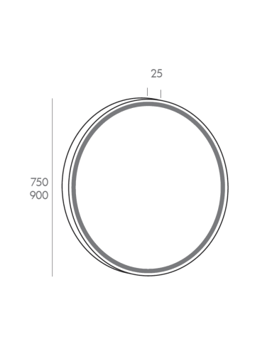 Miroir LED Flore - Odesign