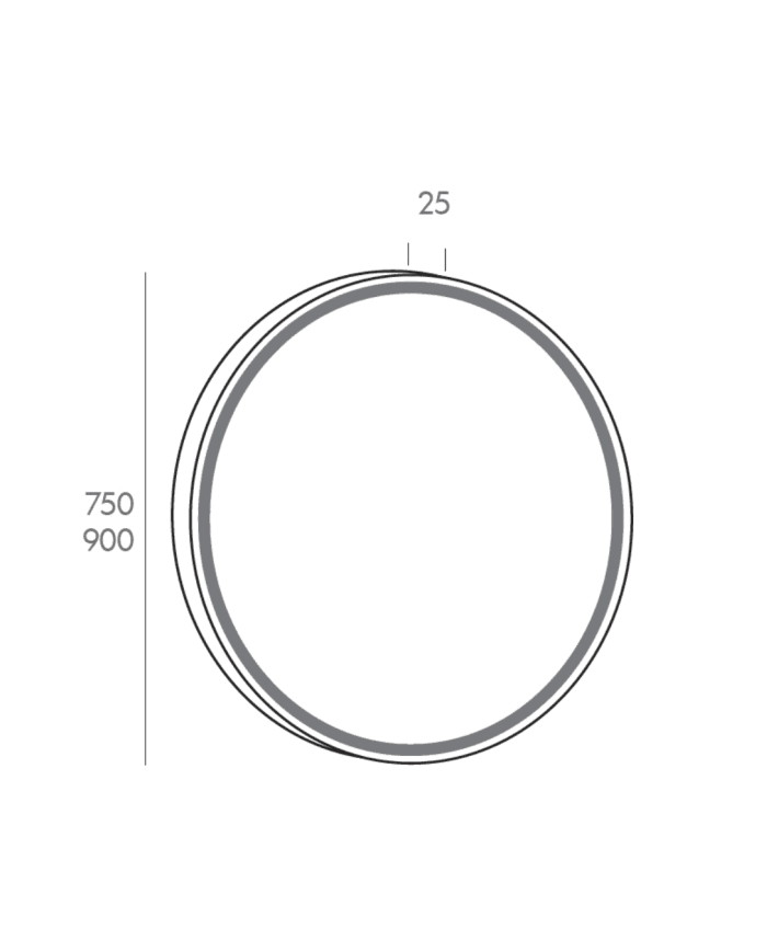 Miroir LED Flore - Odesign
