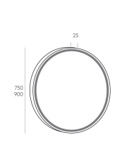 Miroir LED Flore - Odesign