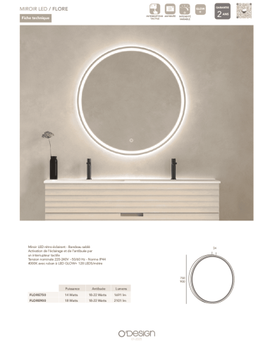 mitigeur lavabo Figaro | O'design