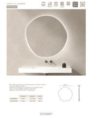 Miroir LED Illusion - Odesign
