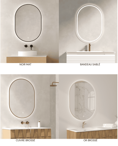 Miroir LED Hypnose - Odesign