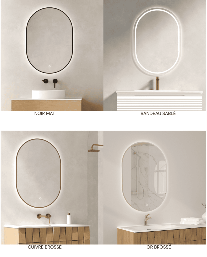 Miroir LED Hypnose - Odesign