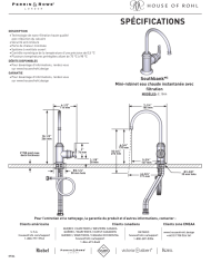 Mini robinet eau chaude instantané + eau filtrée - Perrin & Rowe