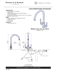 Mitigeur eau filtrée Armstrong - Perrin & Rowe