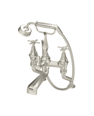 Mélangeur bain/douche croisillons sur colonnettes Deco - Perrin & Rowe