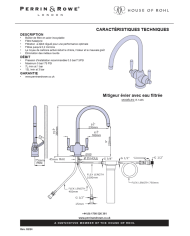 Mitigeur avec eau filtrée Langbourn - Perrin & Rowe