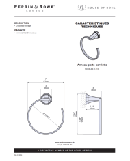 Anneau porte-serviette Deco - Perrin & Rowe