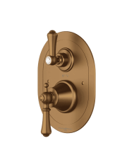 Mitigeur douche thermostatique encastré 2 voies Georgian - Perrin & Rowe