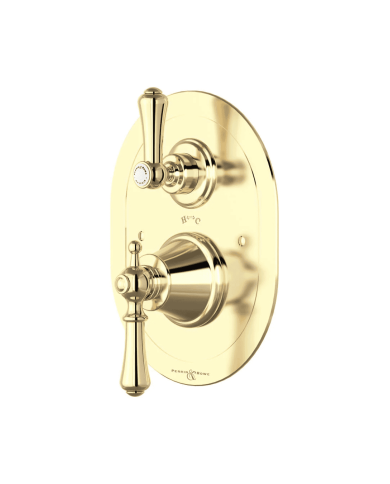 Mitigeur douche thermostatique encastré 2 voies Georgian - Perrin & Rowe