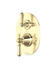 Mitigeur douche thermostatique encastré 2 voies Georgian - Perrin & Rowe