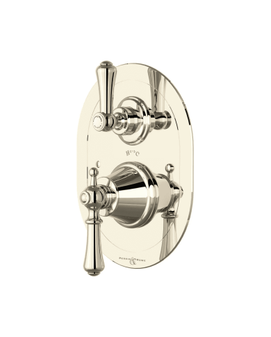 Mitigeur douche thermostatique encastré 2 voies Georgian - Perrin & Rowe