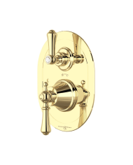 Mitigeur douche thermostatique encastré 2 voies Georgian - Perrin & Rowe
