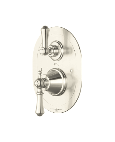 Mitigeur douche thermostatique encastré 2 voies Georgian - Perrin & Rowe