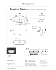 baignoire vintage victoria albert | Barcelona Classic