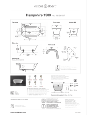 Baignoire Hampshire 1500 - Victoria + Albert