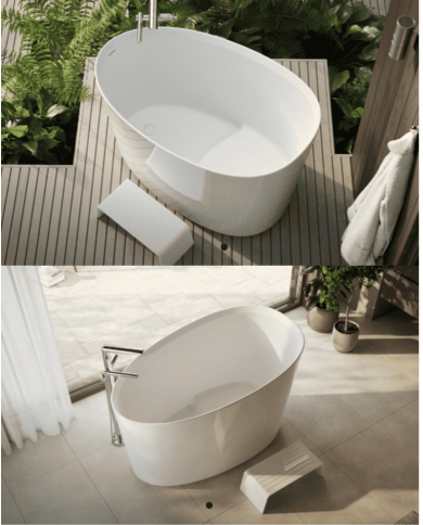 baignoire vintage victoria albert | Ios autoportante