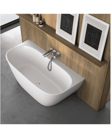 Baignoire Lussari 1600 dos au mur - Victoria + Albert