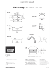 baignoire rétro Victoria+Albert | Marlborough