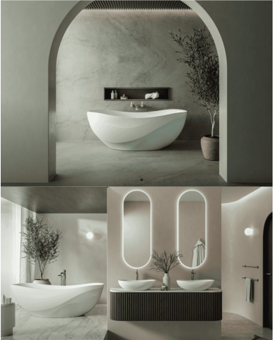 baignoire Mozzano Victoria Albert | Sur mesure RAL