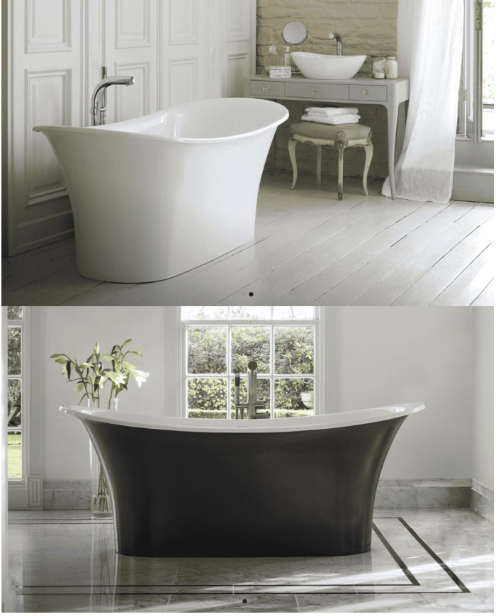 baignoire vintage victoria albert | Toulouse 180 cm