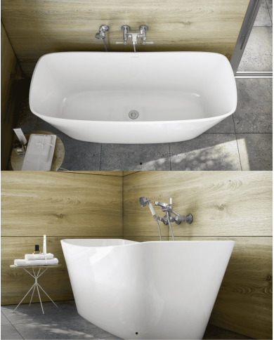 baignoire vintage Victoria Albert | Trivento 165x70