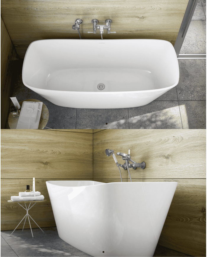 baignoire vintage Victoria Albert | Trivento 165x70