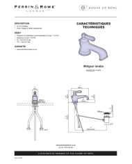 Mitigeur lavabo Traditional - Perrin & Rowe