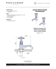 Robinets pour lavabo Traditional - Perrin & Rowe