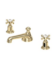 Mélangeur lavabo 3 trous croisillons Traditional - Perrin & Rowe