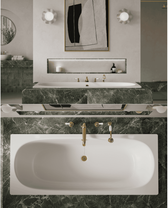 Baignoire Lussari 1700 à encastrer - Victoria + Albert