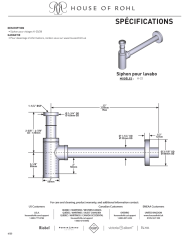 Kit 22 siphon pour vidage k-25 ou k-28 - Victoria + Albert