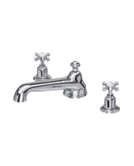 Mélangeur bain 3 trous croisillons Traditional - Perrin & Rowe