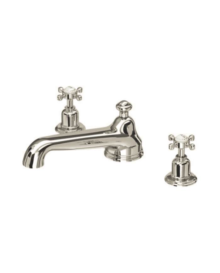 Mélangeur bain 3 trous croisillons Traditional - Perrin & Rowe