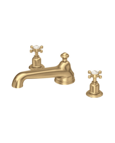 Mélangeur bain 3 trous croisillons Traditional - Perrin & Rowe