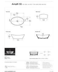 Lavabo Amalfi 55 - Victoria + Albert