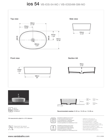 Lavabo ios 54 - Victoria + Albert
