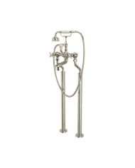 Mélangeur bain/douche sur colonnes croisillons Traditional - Perrin & Rowe