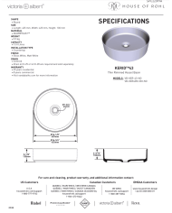 Lavabo Kerid 43 - Victoria + Albert