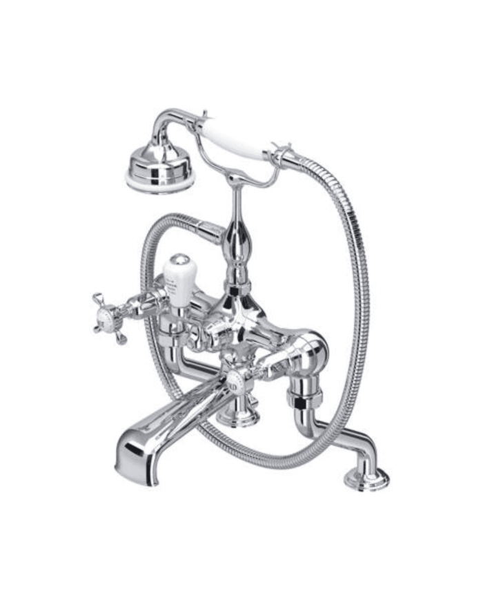 Mélangeur bain/douche croisillons Traditional - Perrin & Rowe