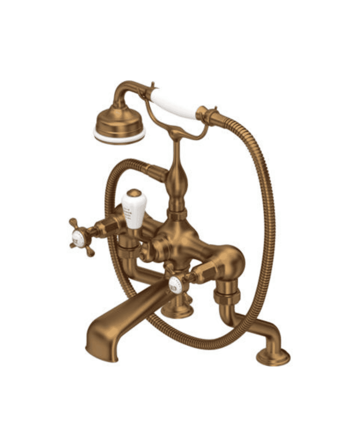 Mélangeur bain/douche croisillons Traditional - Perrin & Rowe