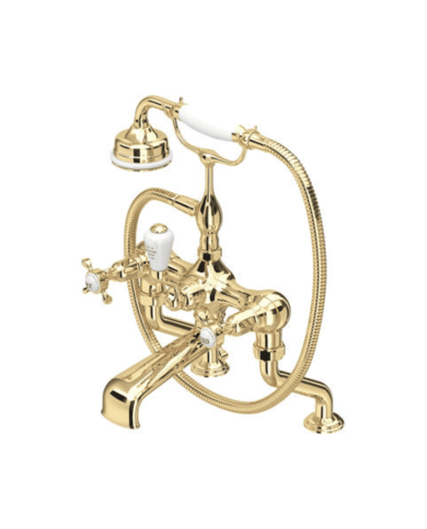 Mélangeur bain/douche croisillons Traditional - Perrin & Rowe