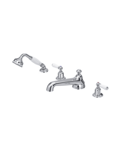 Mélangeur bain/douche 4 trous Traditional - Perrin & Rowe