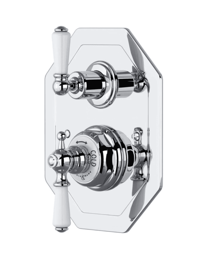 Mitigeur thermostatique encastré 2 voies Traditional - Perrin & Rowe