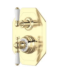 Mitigeur thermostatique encastré 2 voies Traditional - Perrin & Rowe