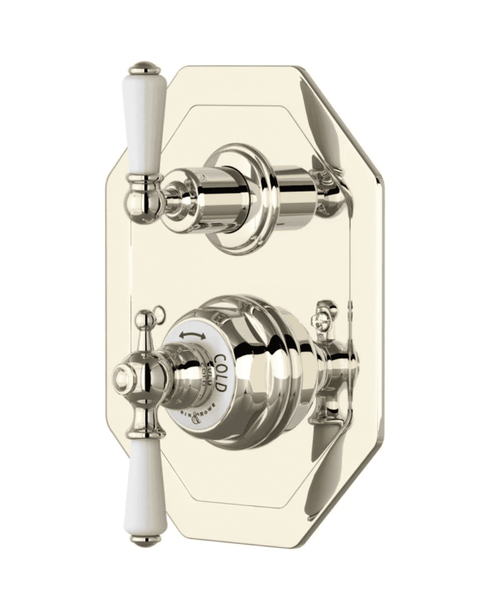 Mitigeur thermostatique encastré 2 voies Traditional - Perrin & Rowe
