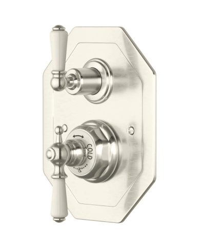 Mitigeur thermostatique encastré 2 voies Traditional - Perrin & Rowe